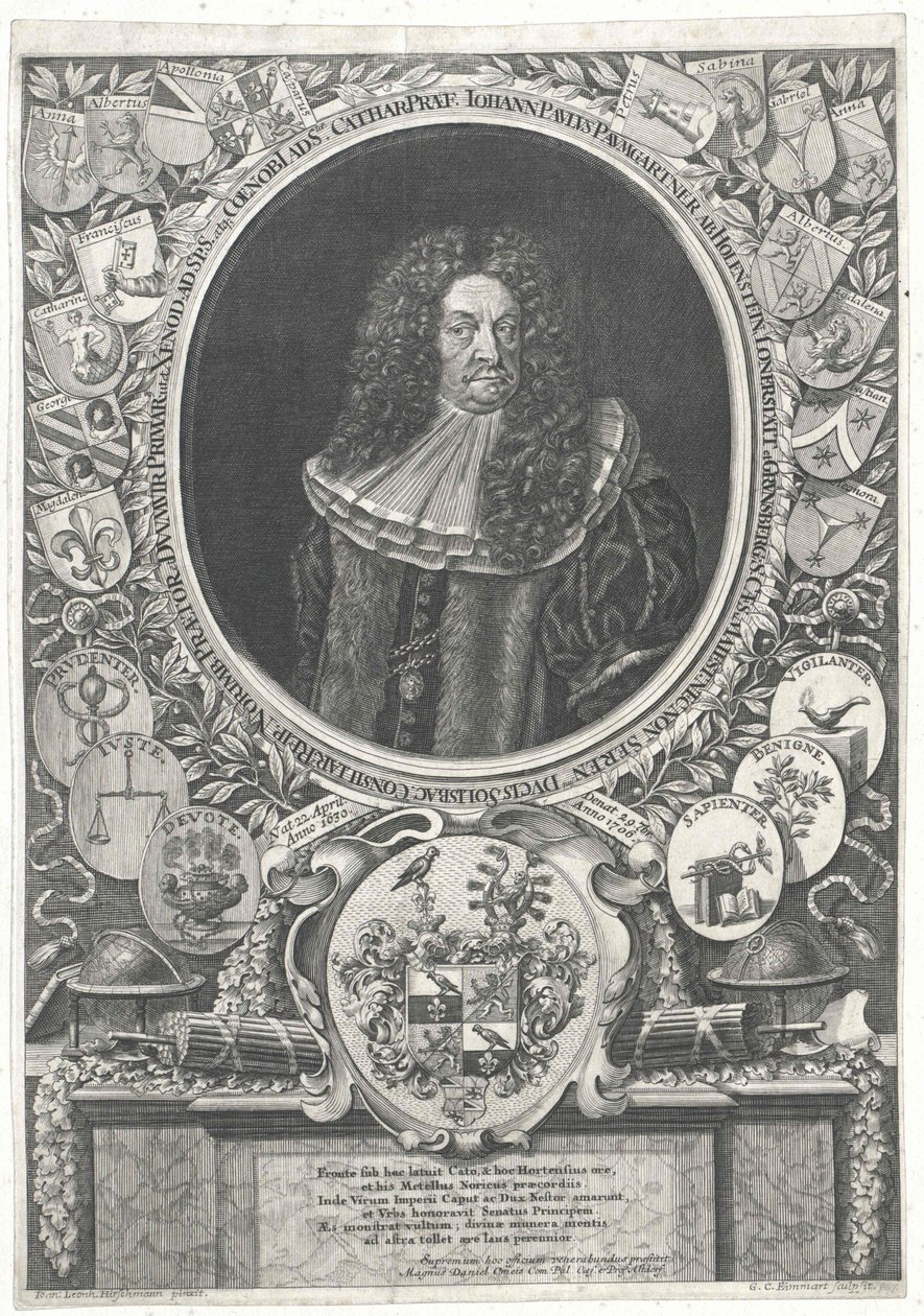 Johann Paul Paumgartner av Holenstein och Lonnerstadt av Artist Unknown