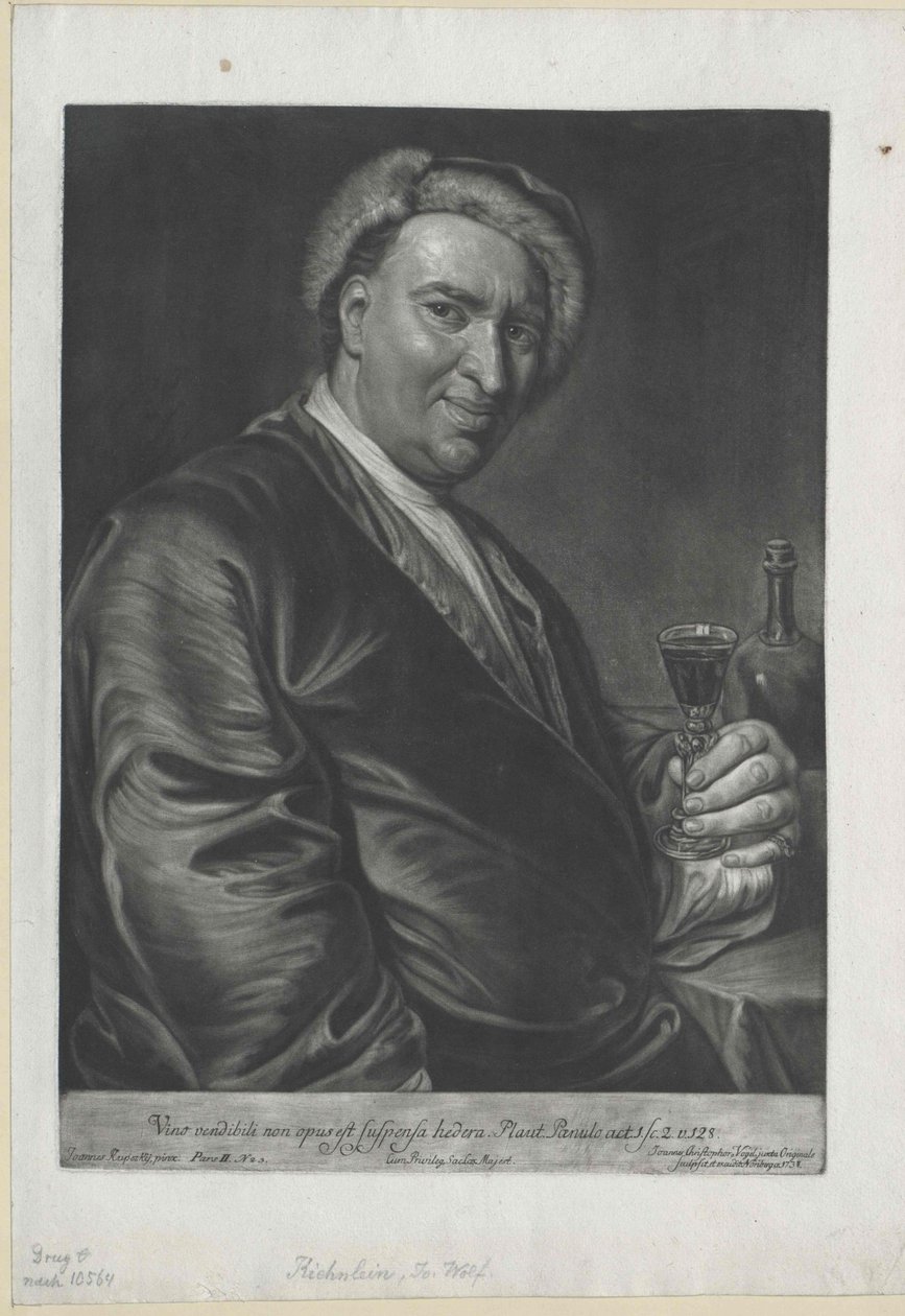 Johann Wolfgang Kiehnlein av Artist Unknown