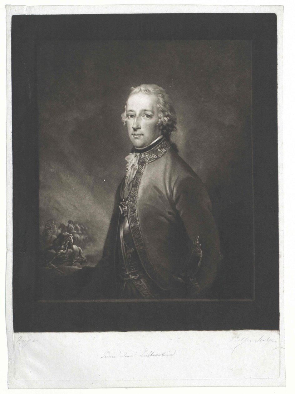 Johann greve av Liechtenstein av Artist Unknown