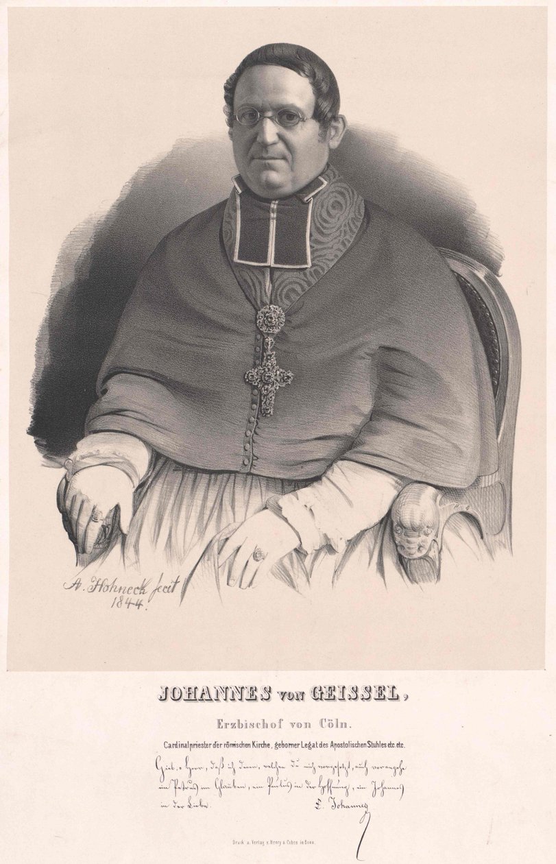 Johannes von Geissel av Artist Unknown