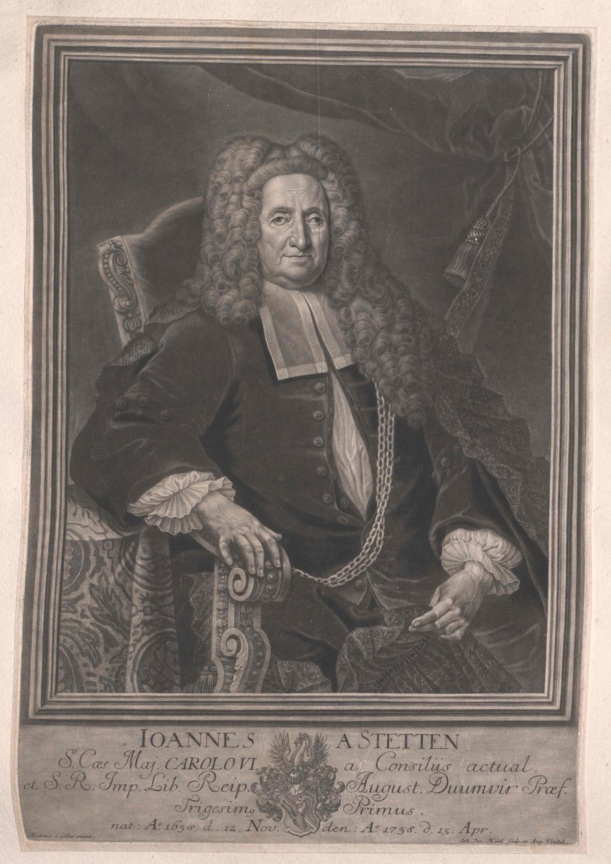 Johannes von Stetten av Artist Unknown