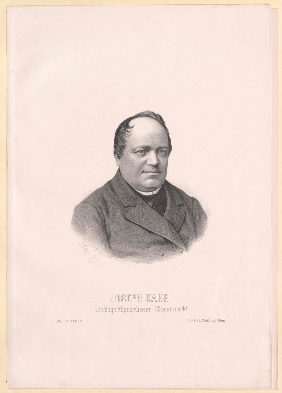 Joseph Kahr av Artist Unknown
