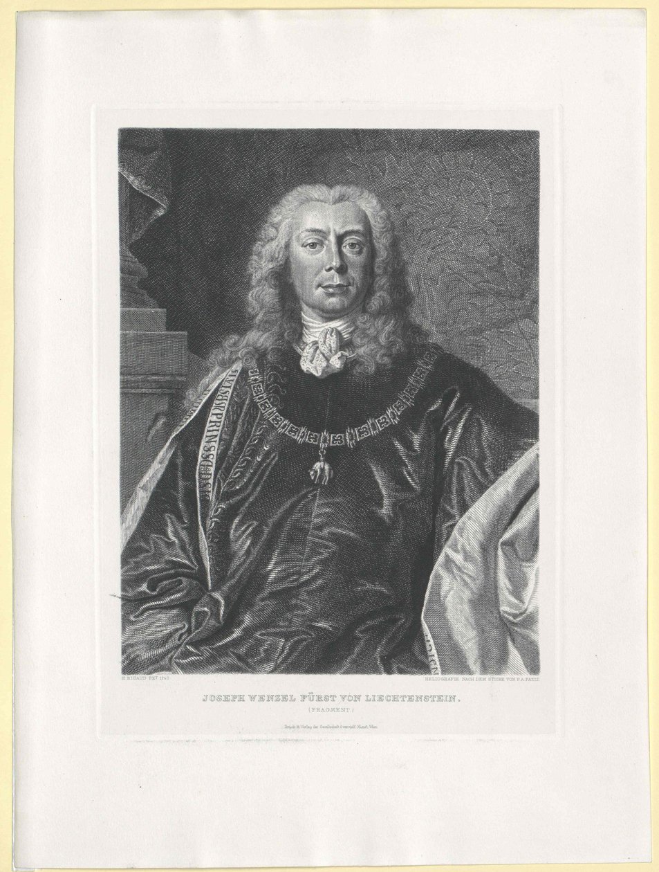 Joseph Wenzel greve av Liechtenstein av Artist Unknown