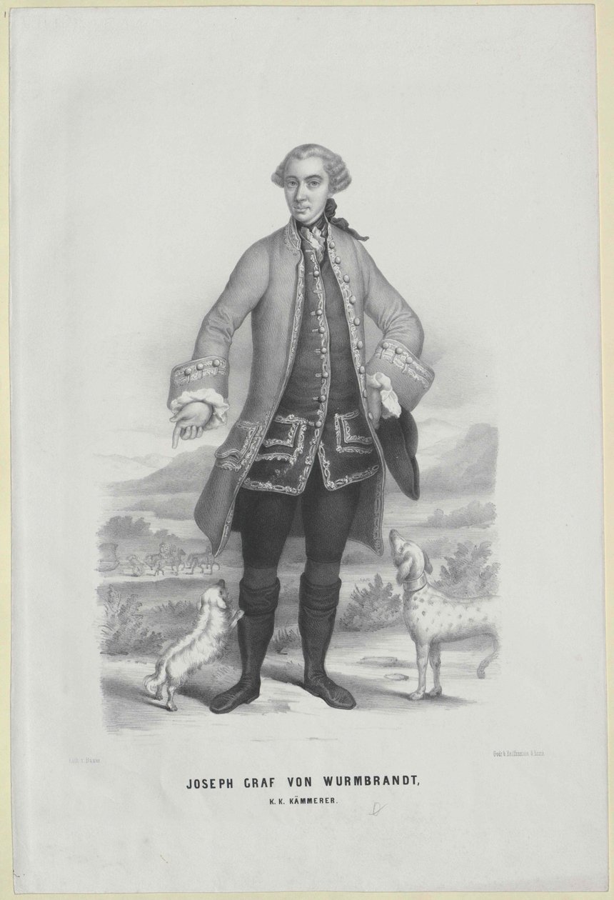Joseph Graf Wurmbrand av Artist Unknown
