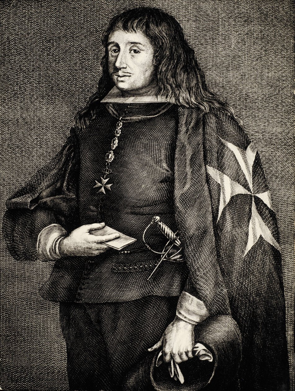 Juan Jose de Austria (1629-1679). Spansk Infante (prins), son till kung Filip IV och teaterskådespelerskan Maria Calderona. Gravyr. Gravyr. av Artist Unknown