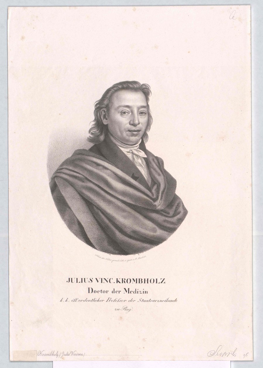 Julius Vincent värdefull von Krombholz av Artist Unknown