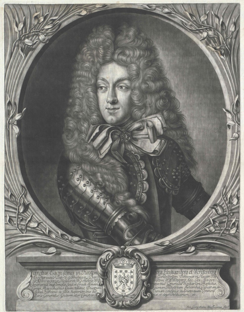 Karl Egon greve von Fürstenberg av Artist Unknown