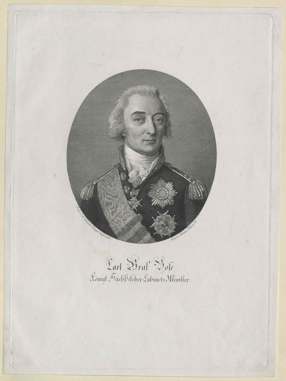 Karl Graf Bose (tryck) av Artist Unknown