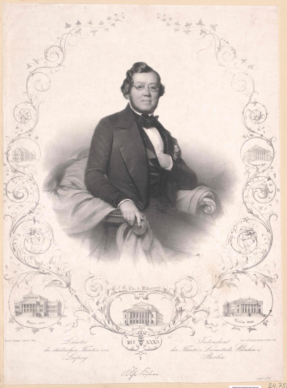 Karl Theodor von Kuestner av Artist Unknown