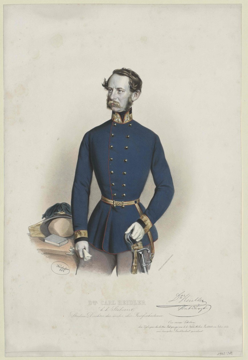 Karl von Heidler-Egeregg av Artist Unknown