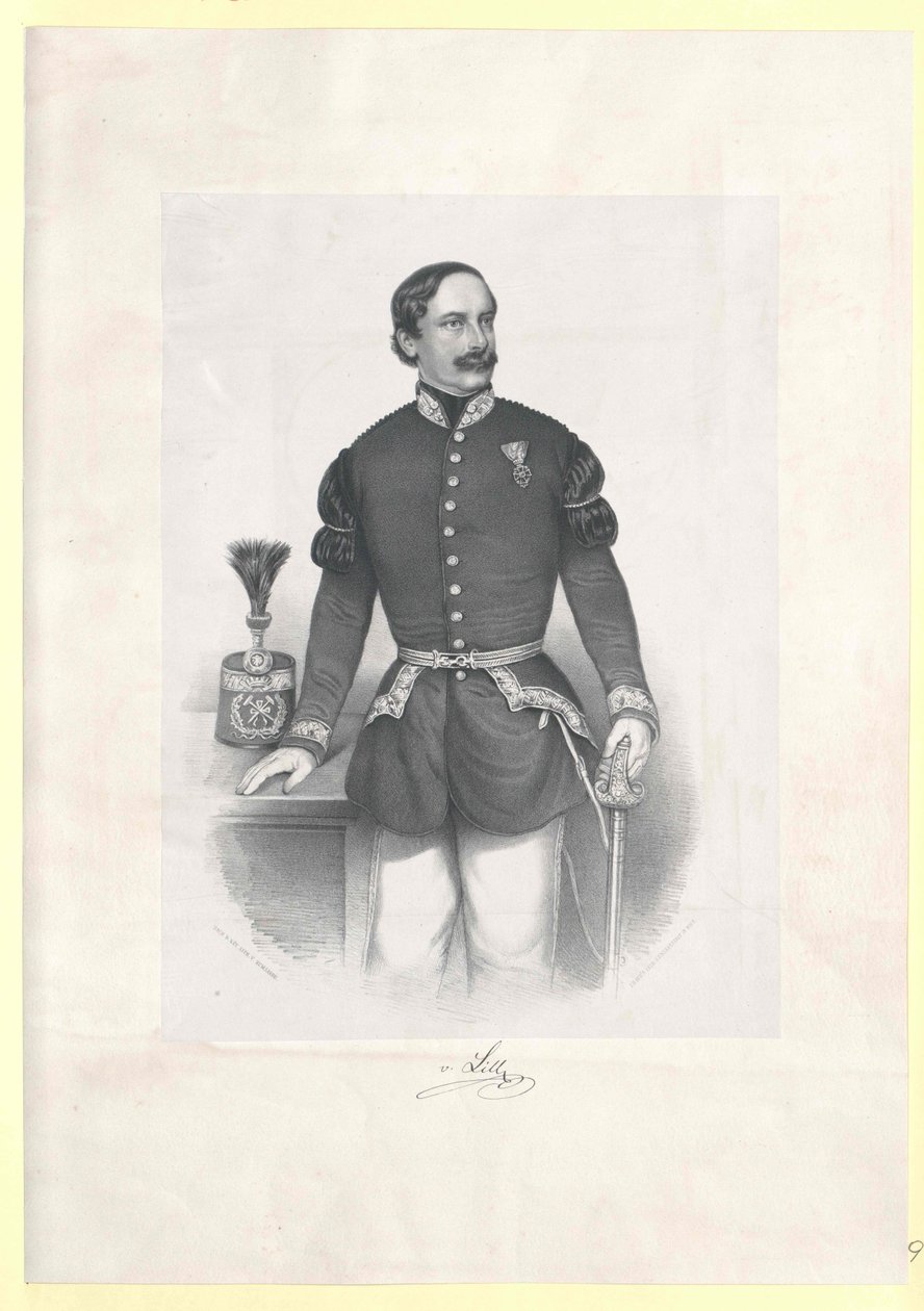 Karl von Lill-Lilienbach av Artist Unknown