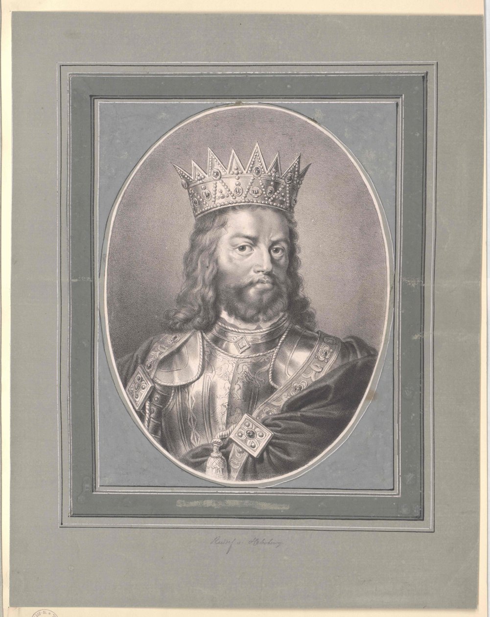 Kung Rudolf I av Habsburg av Artist Unknown