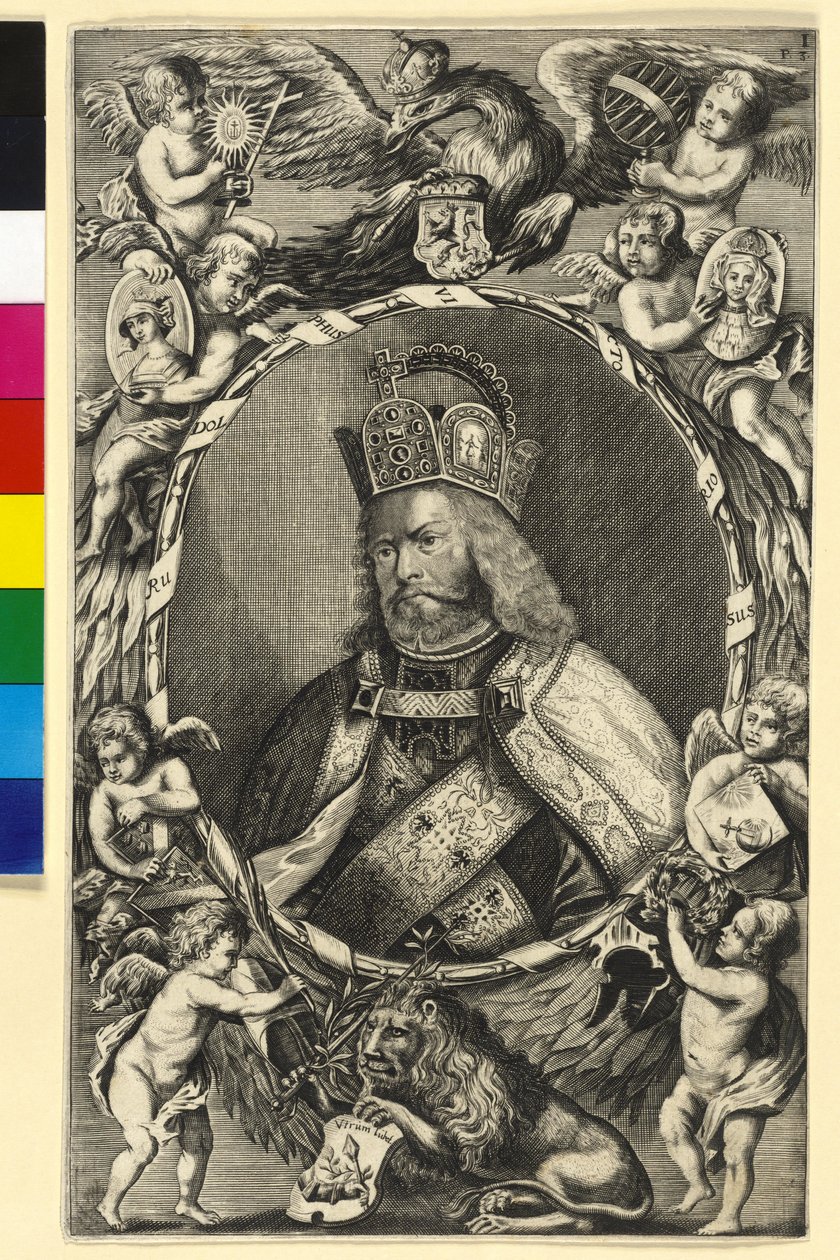 Kung Rudolf I av Habsburg av Artist Unknown