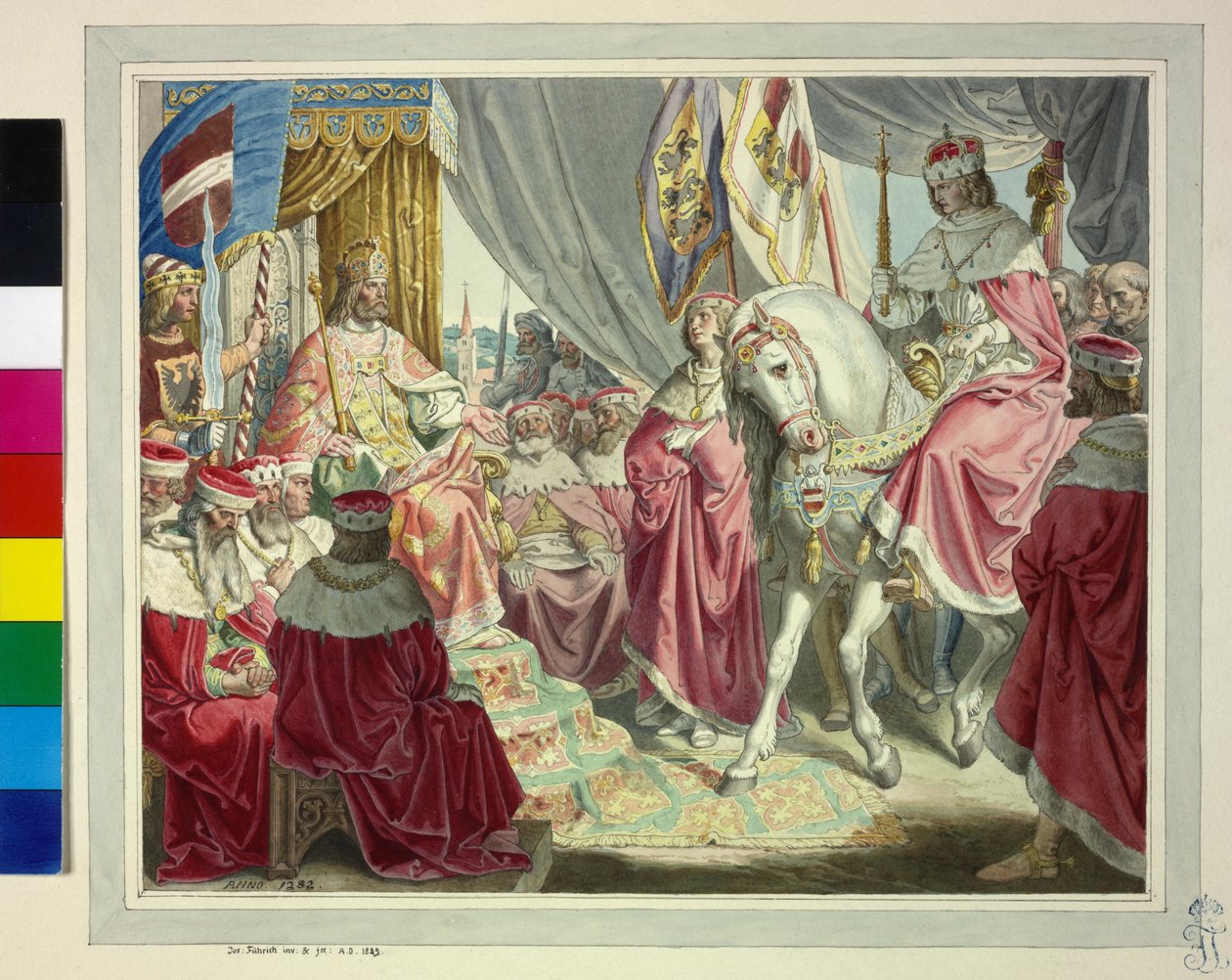 Kung Rudolf I av Habsburg av Artist Unknown