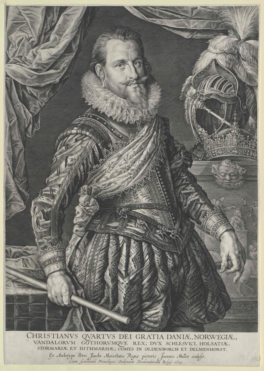 Kung av Danmark Christian IV av Artist Unknown