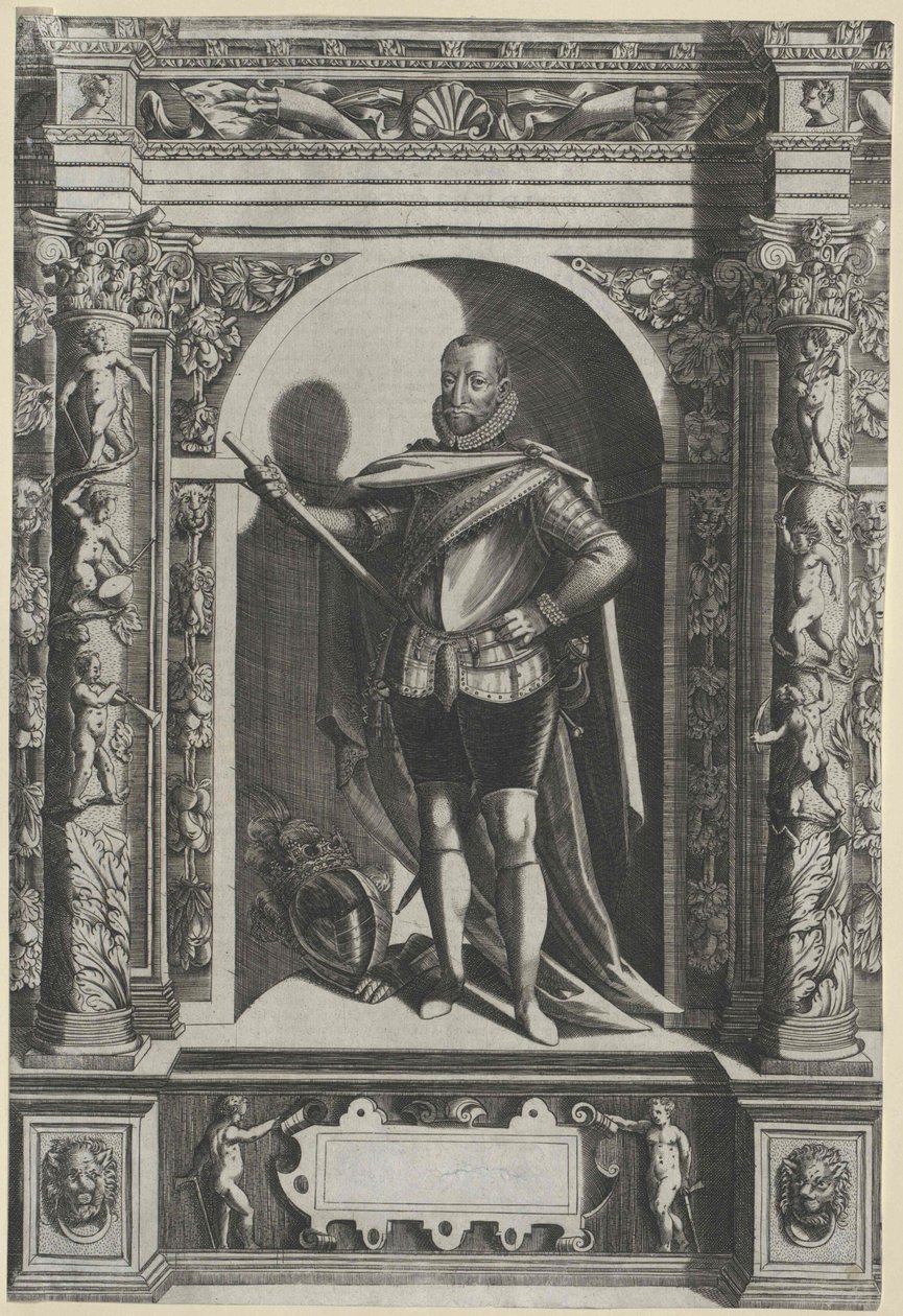 Kung av Danmark Fredrik II av Artist Unknown