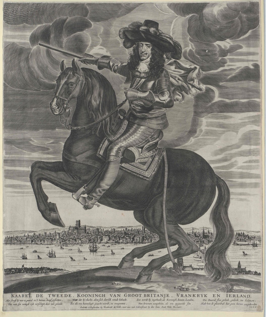 Kung av England Karl II av Artist Unknown