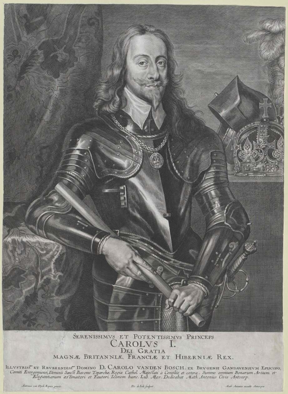 Kung av England Karl I av Artist Unknown