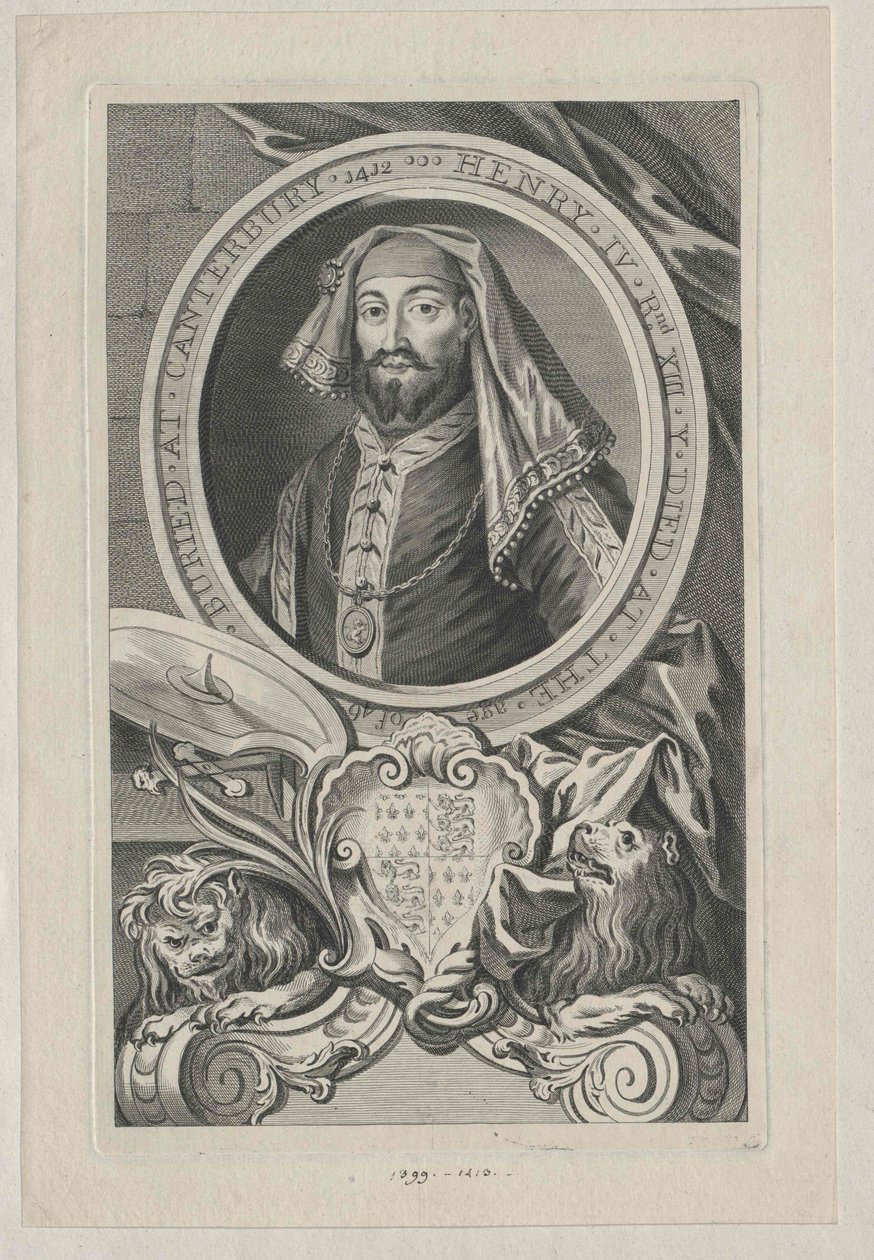 Kung av England Henrik IV av Artist Unknown