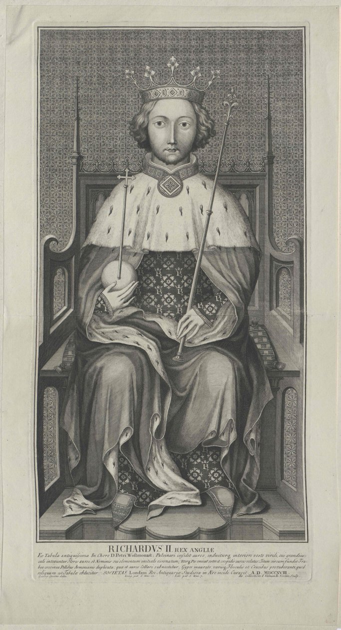 Kung av England Richard II av Artist Unknown