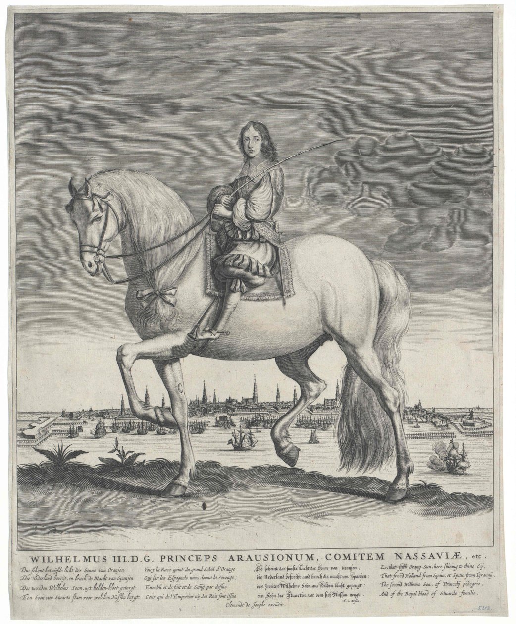 Kung av England Wilhelm III av Artist Unknown