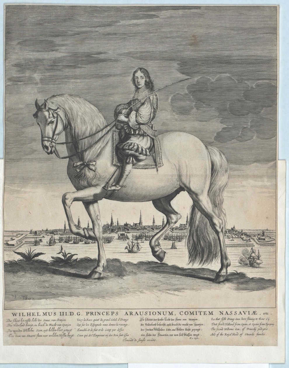 Kung av England Wilhelm III av Artist Unknown