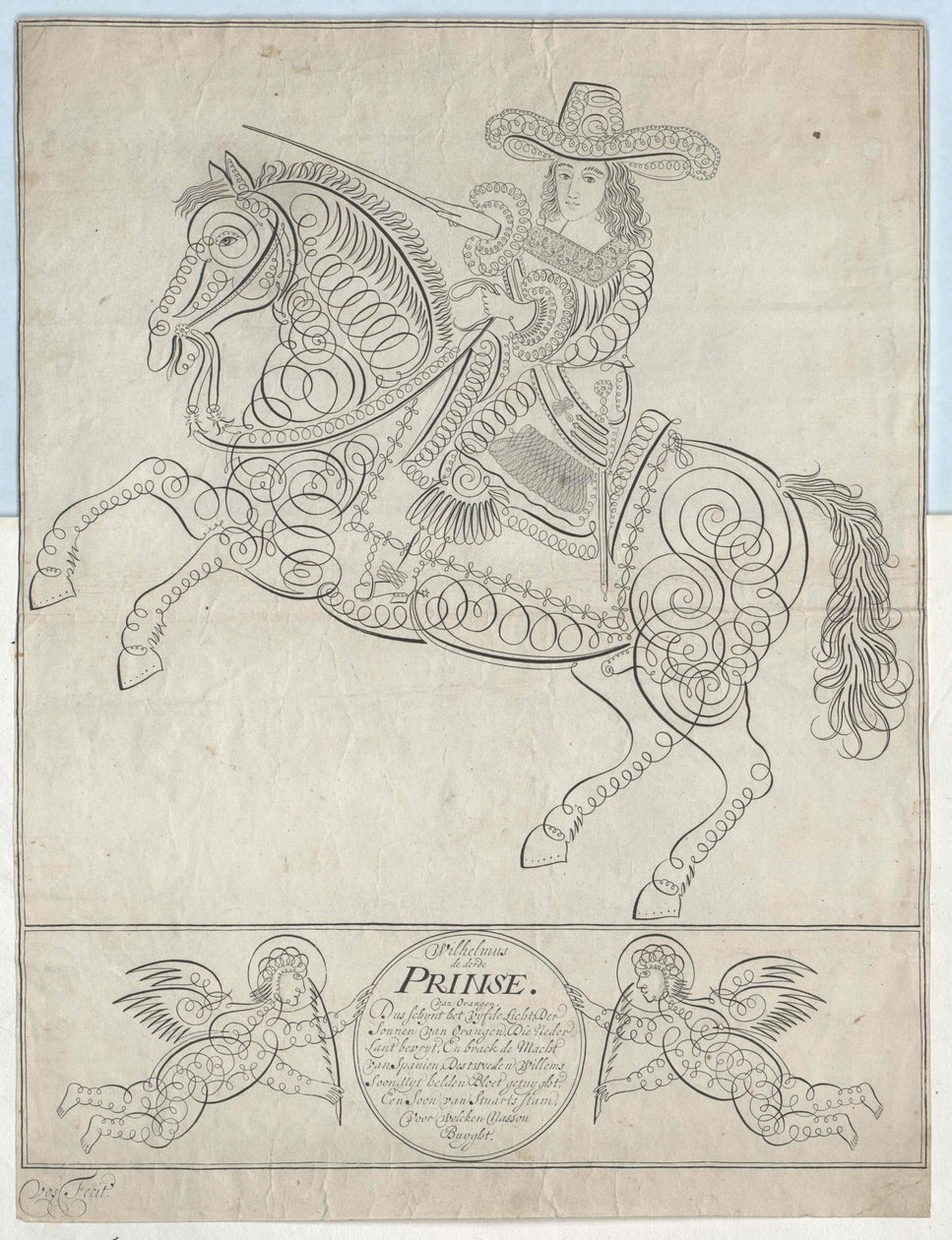 Kung av England Wilhelm III av Artist Unknown