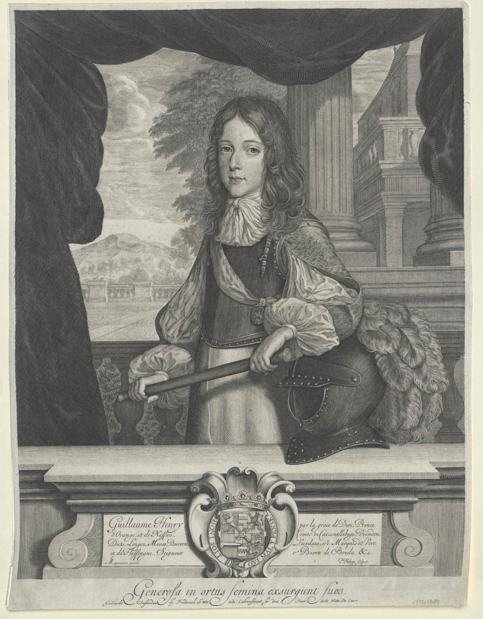 Kung av England Wilhelm III av Artist Unknown