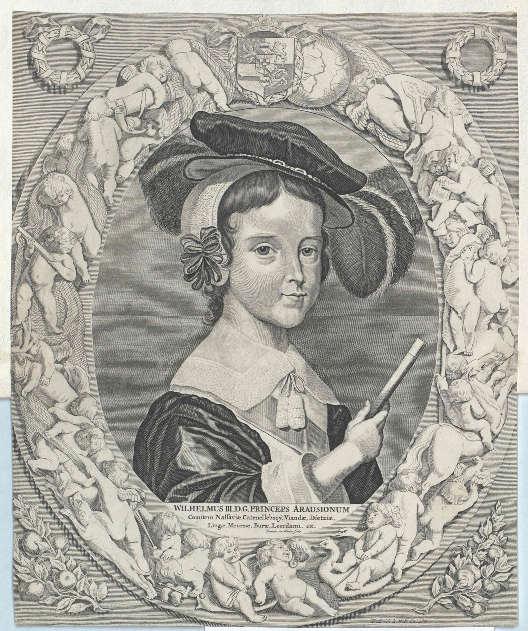 Kung av England William III av Artist Unknown