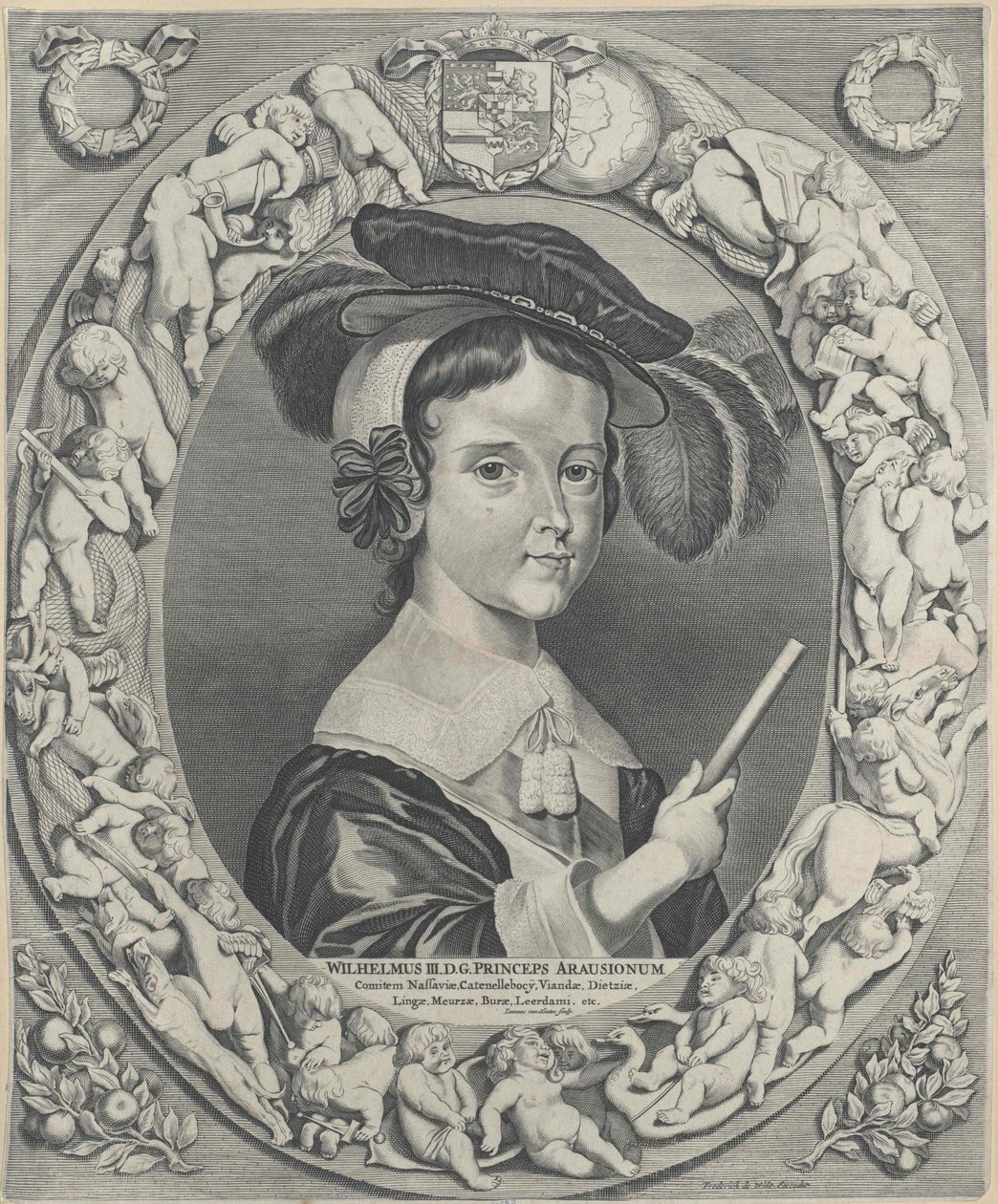 Kung av England William III av Artist Unknown