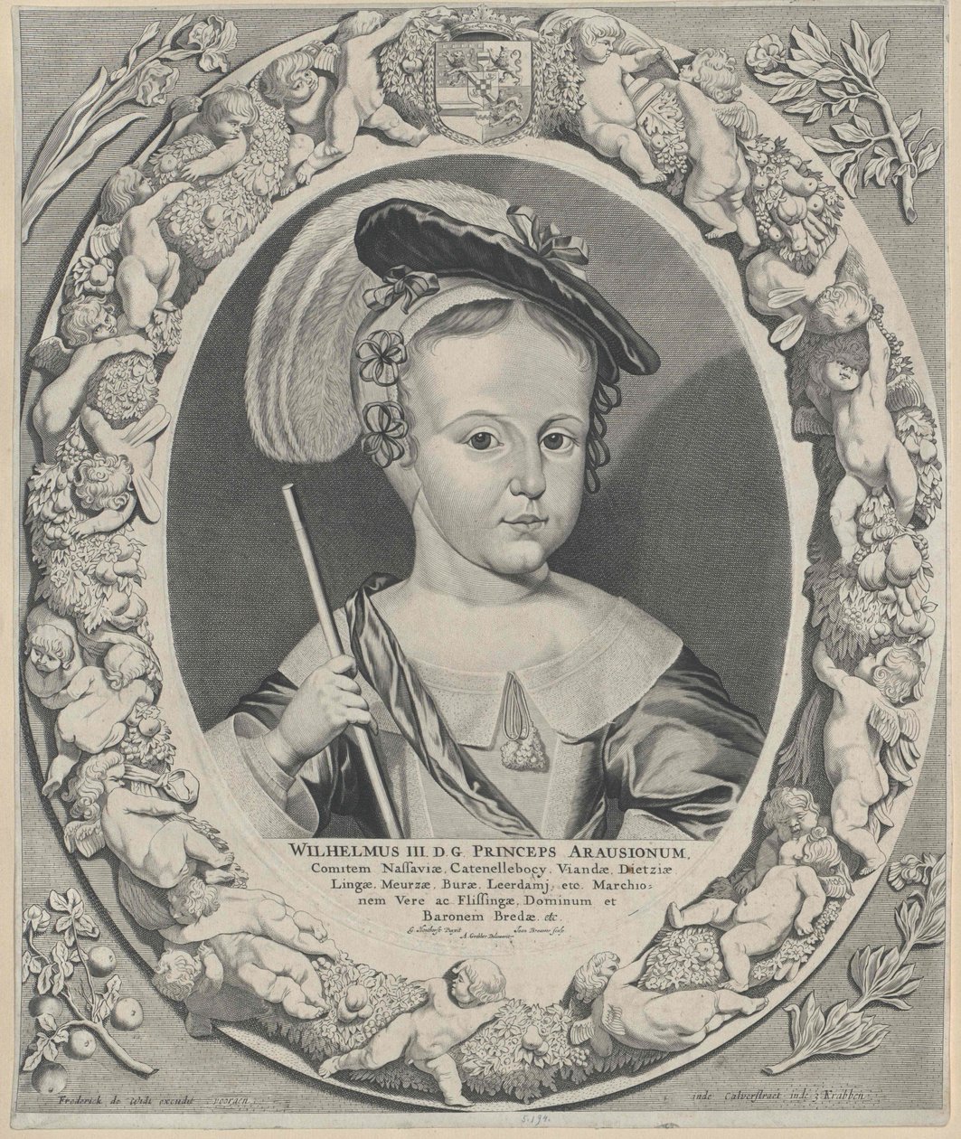 Kung av England William III av Artist Unknown
