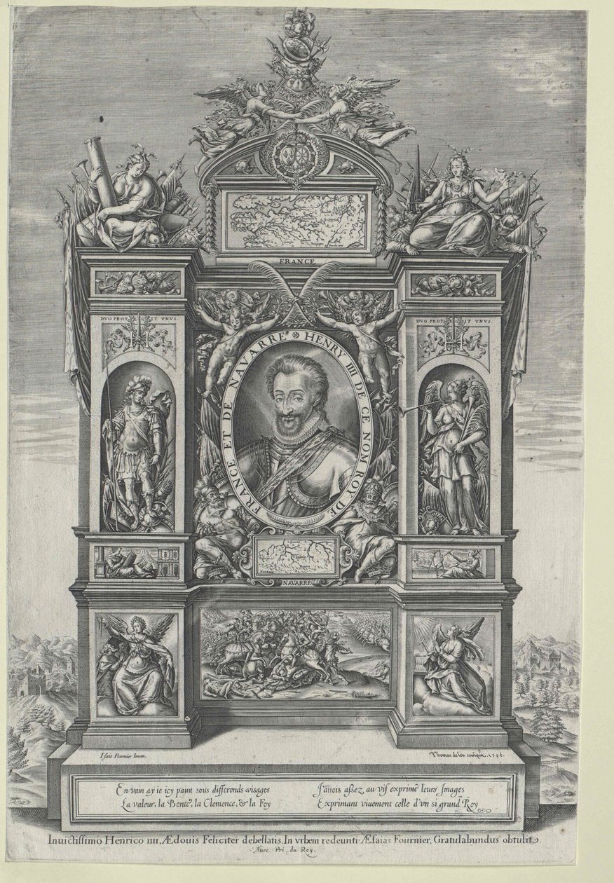 Kung av Frankrike Henrik IV av Artist Unknown