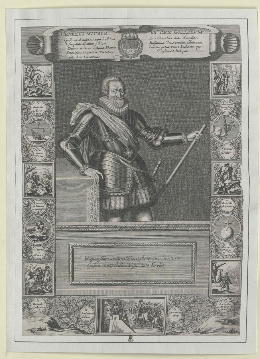 Kung av Frankrike Henrik IV av Artist Unknown