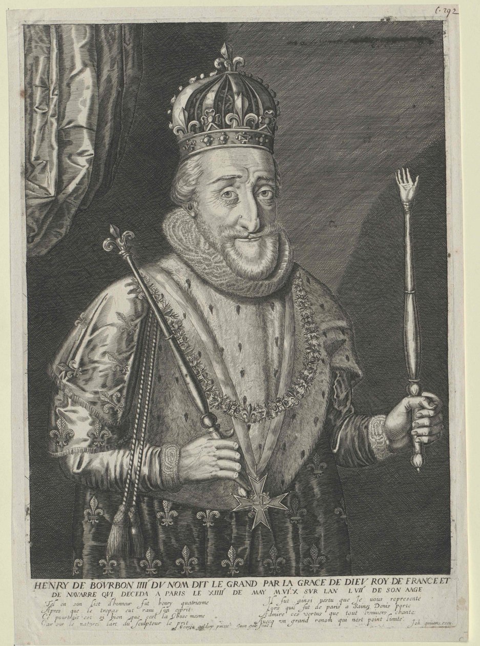 Kung av Frankrike Henrik IV av Artist Unknown