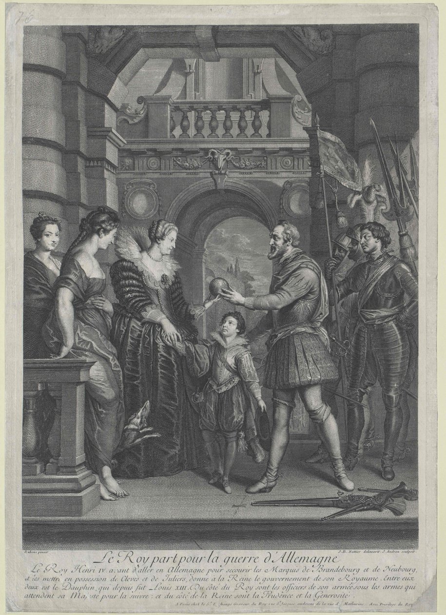 Kung av Frankrike Henrik IV av Artist Unknown