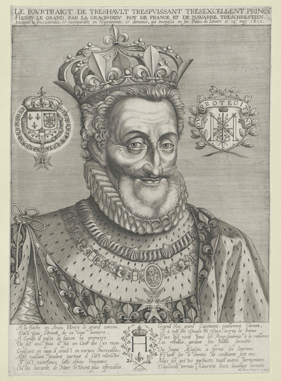 Kung av Frankrike Henrik IV av Artist Unknown