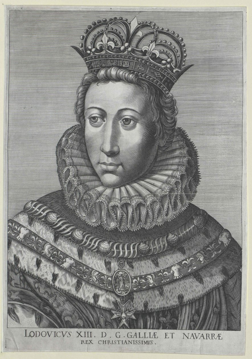 Kung av Frankrike Ludvig XIII av Artist Unknown