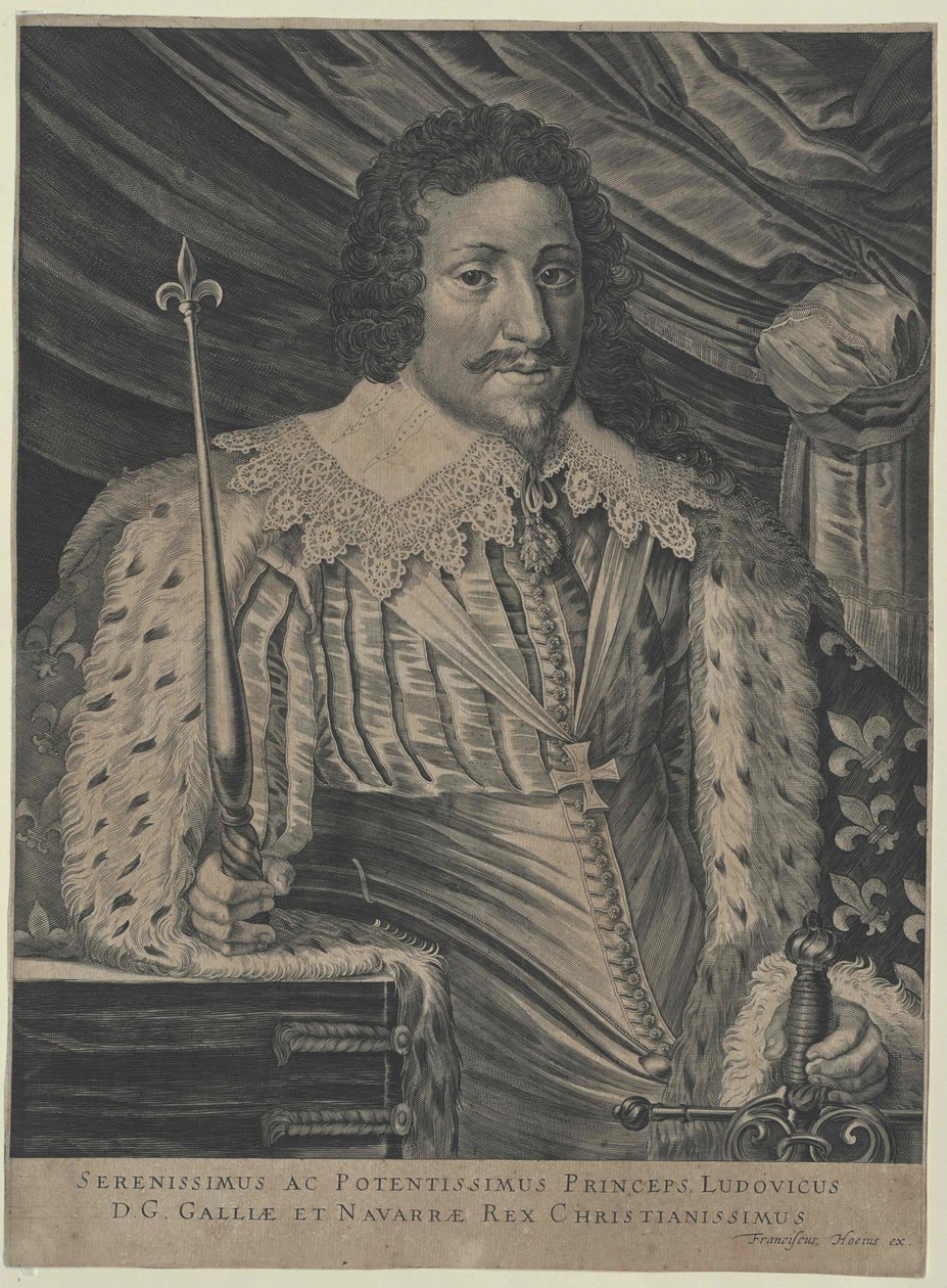 Kung av Frankrike Ludvig XIII av Artist Unknown