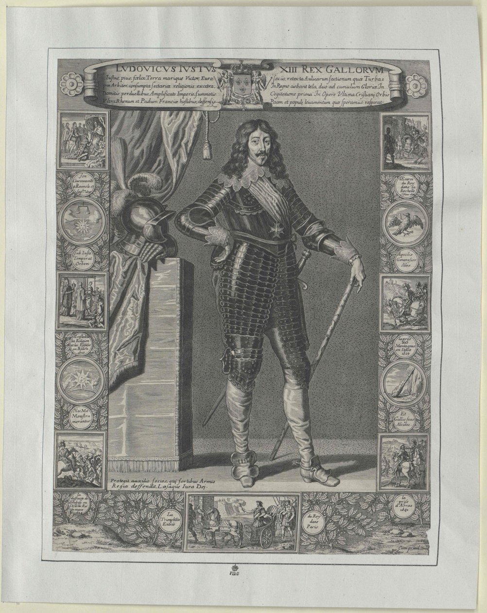 Kung av Frankrike Ludvig XIII av Artist Unknown