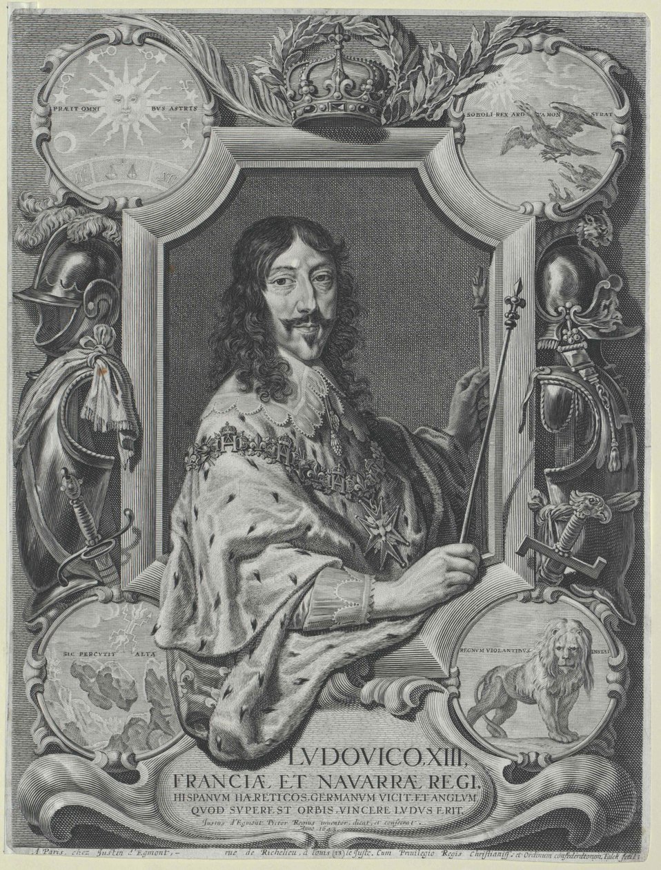 Kung av Frankrike Ludvig XIII av Artist Unknown