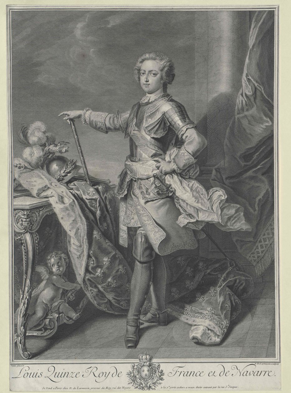 Kung av Frankrike Ludvig XV av Artist Unknown
