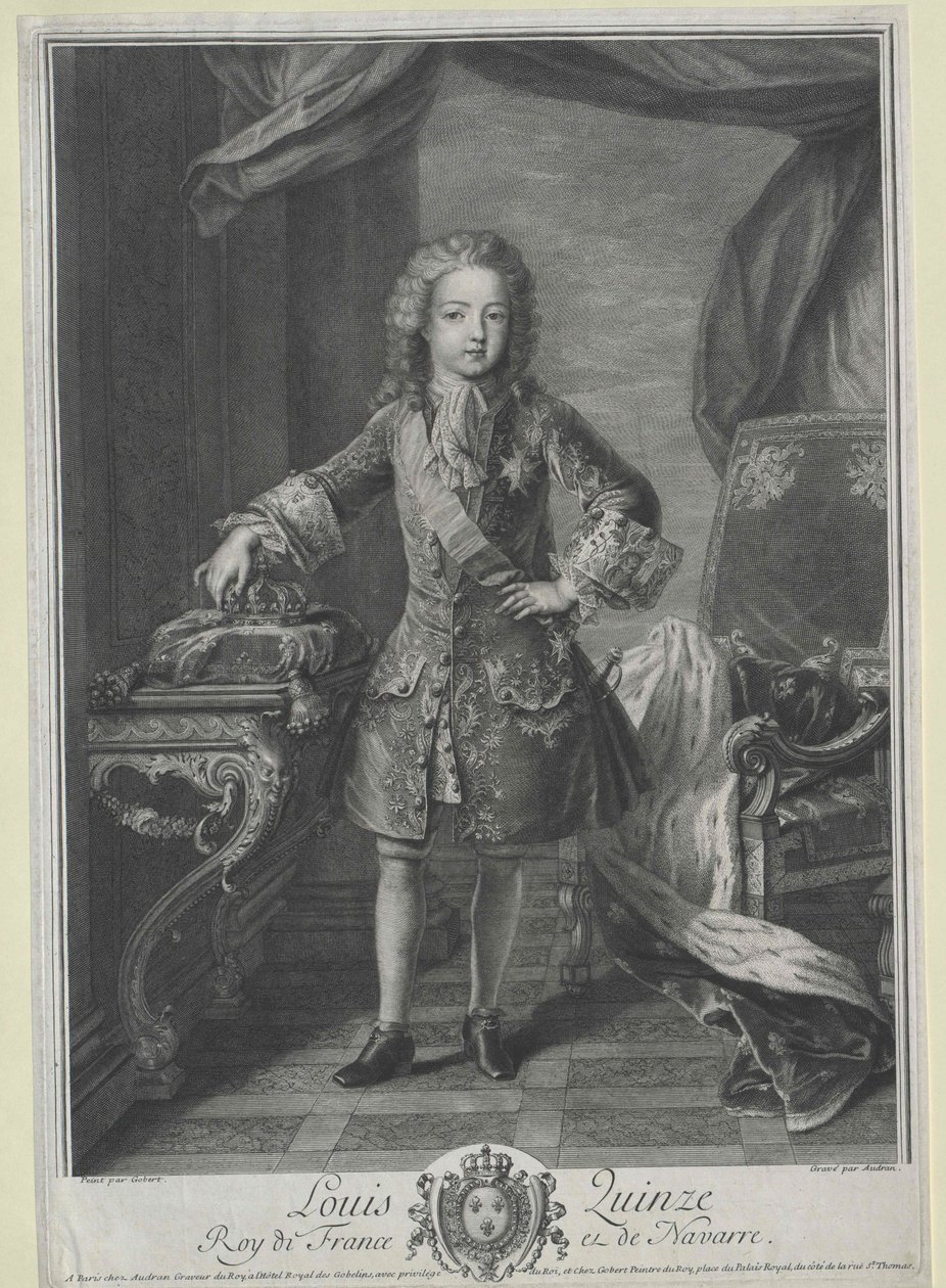 Kung av Frankrike Ludvig XV av Artist Unknown