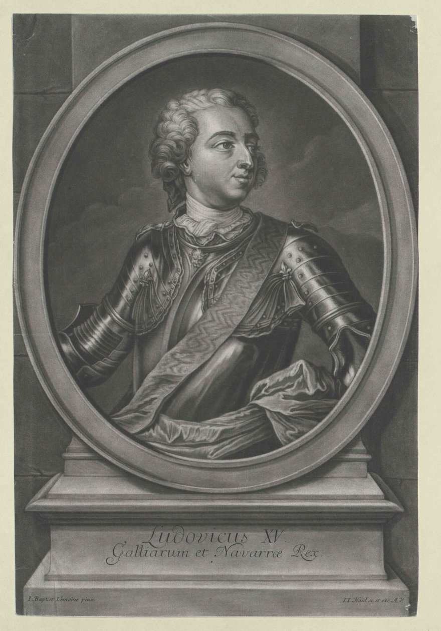 Kung av Frankrike Ludvig XV av Artist Unknown