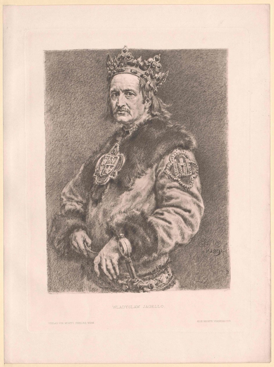Kung av Polen Vladislav II av Artist Unknown