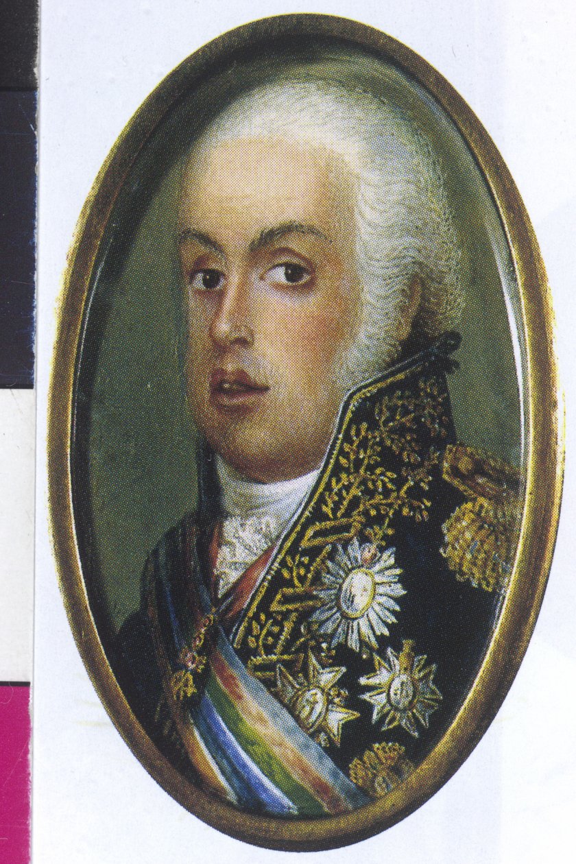 Kung av Portugal Johann VI av Artist Unknown