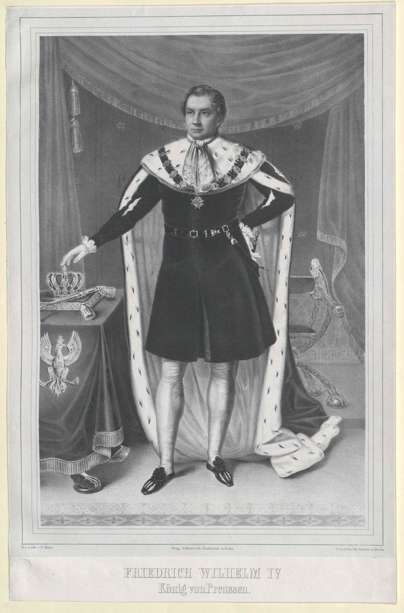 Kung av Preussen Fredrik Wilhelm IV av Artist Unknown