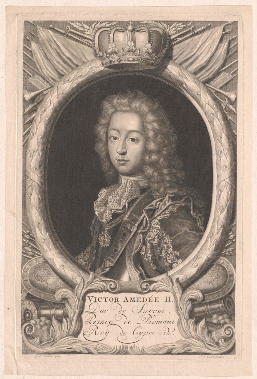 Kung av Sardinien Viktor Amadeus I av Artist Unknown