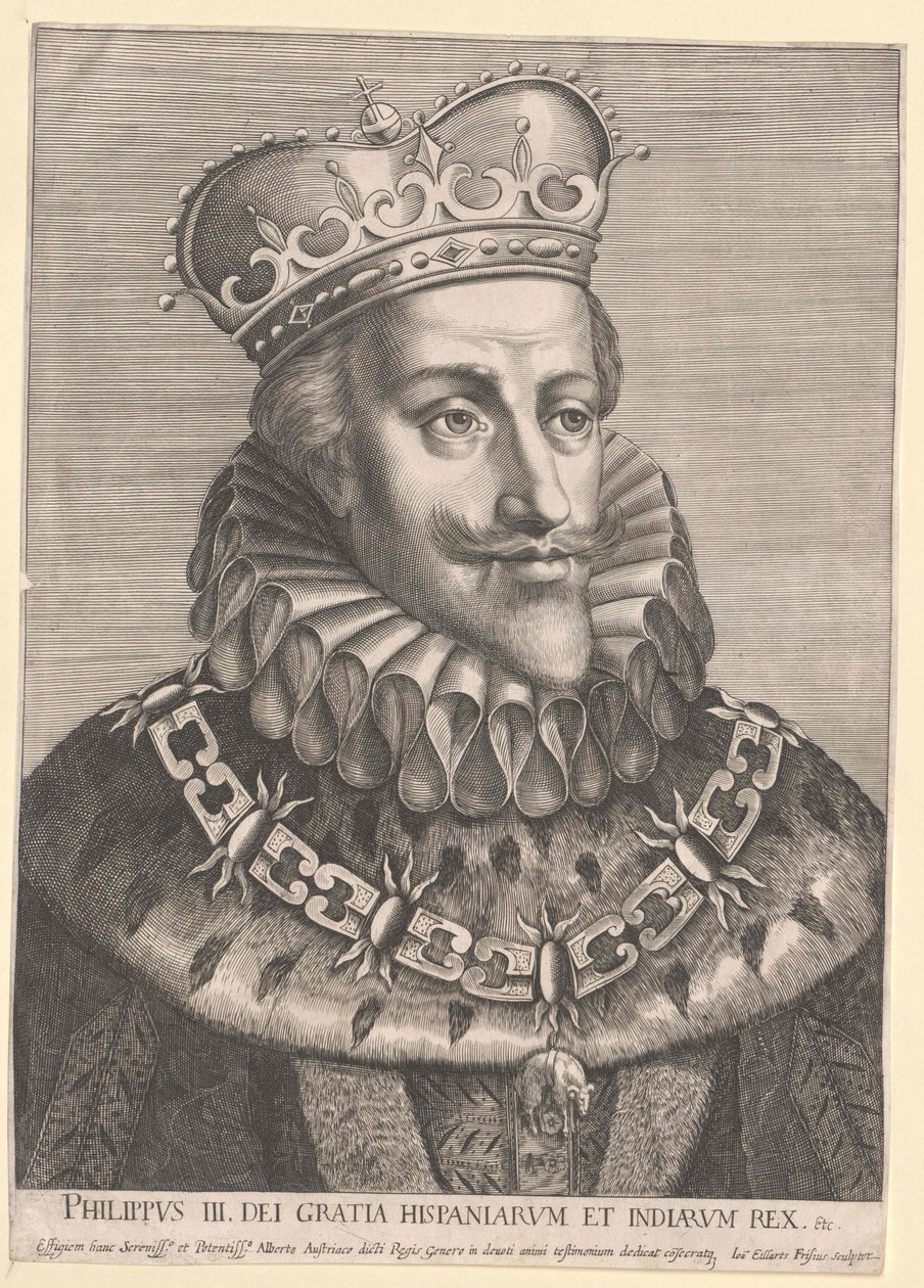 Kung av Spanien Filip III av Artist Unknown