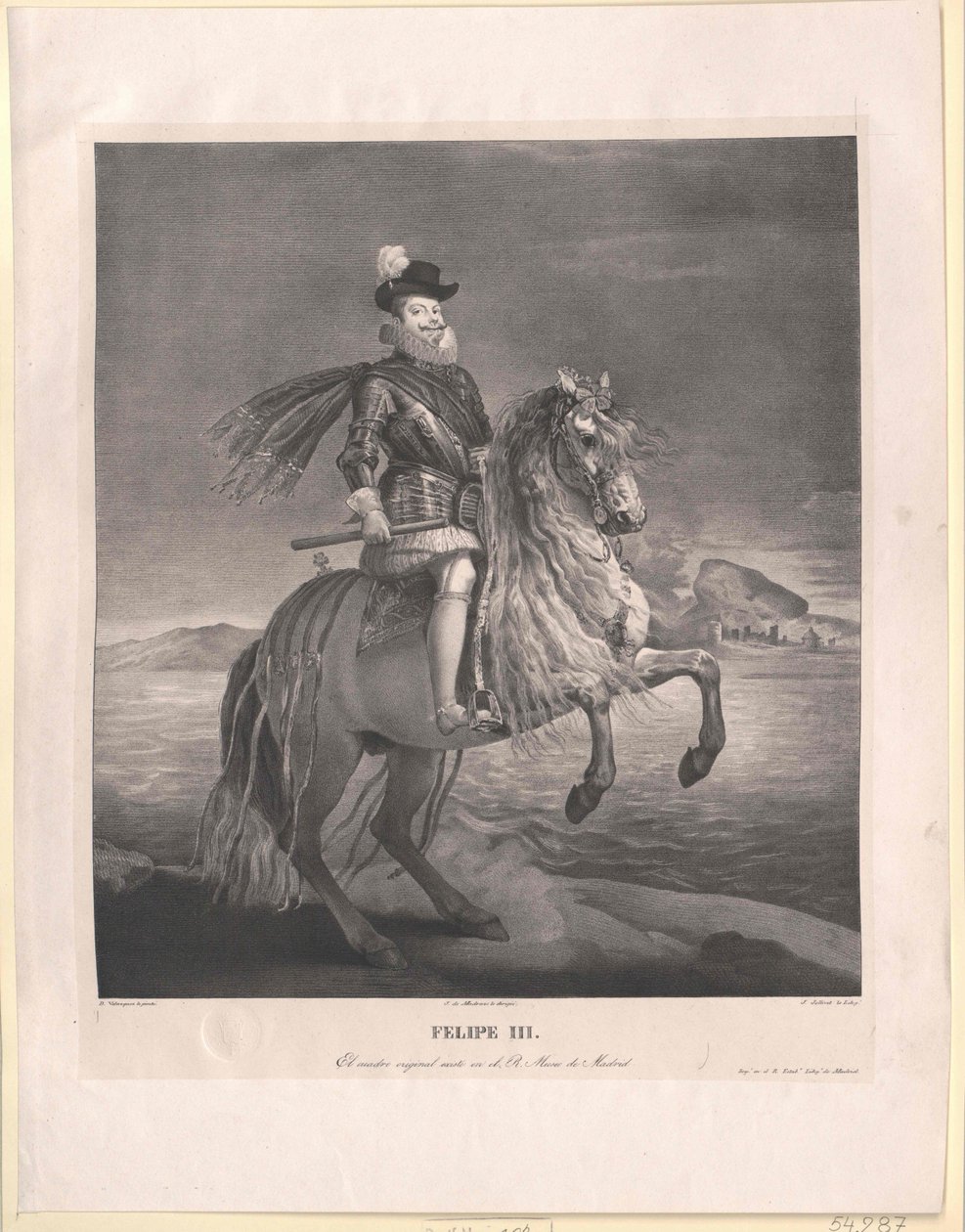 Kung av Spanien Filip III av Artist Unknown