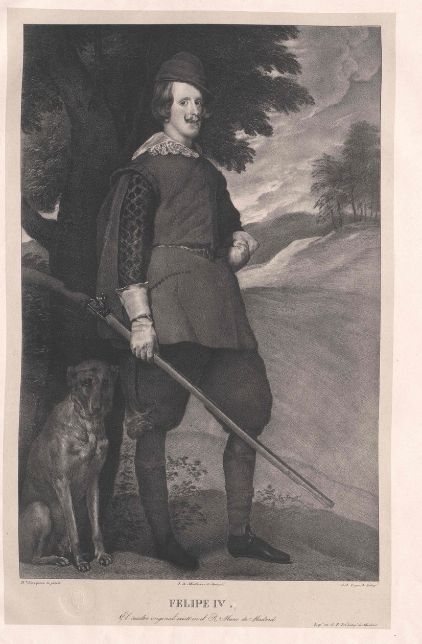 Kung av Spanien Filip IV av Artist Unknown